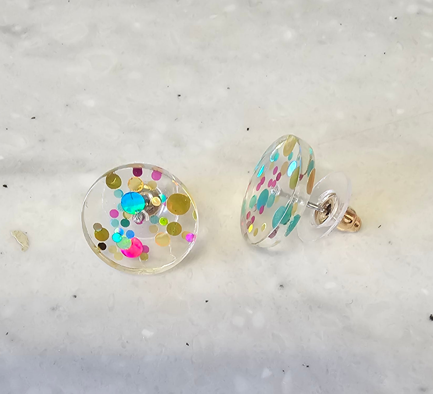 Large Glitter Studs