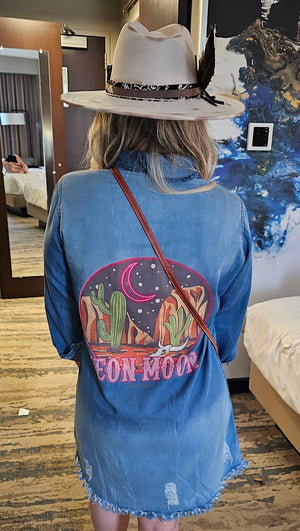 Neon Moon Denim Dress