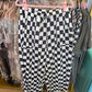 Black and White Checkered Pants