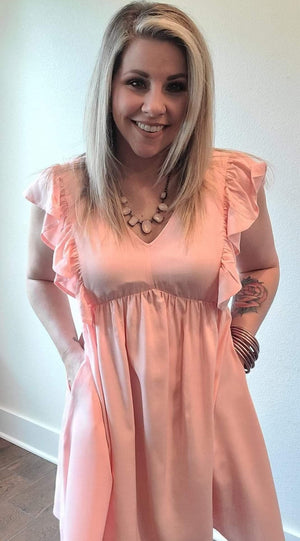 Pink Ruffles Dress